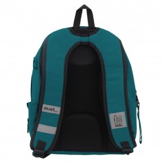 Must Monochrome RPET Backpack Petrol 2 central pockets