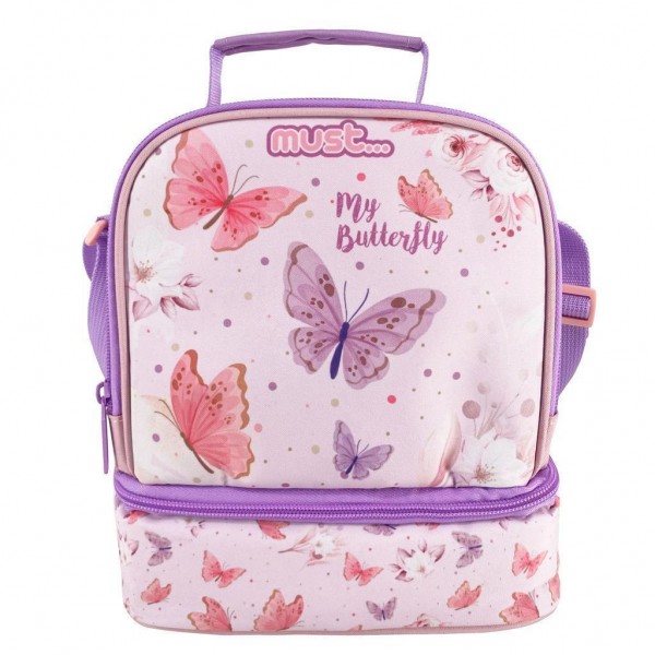 Yummy My Butterfly Must Isothermal Shoulder Lunch Bag