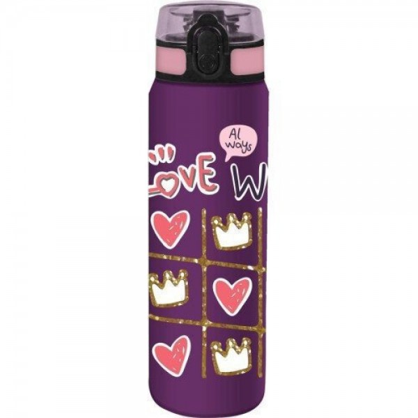 Water Canteen Stainless Steel 600ml Must Love Wins