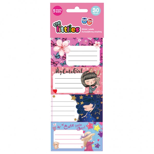 The Littlies name stickers 20 pcs. (622084)
