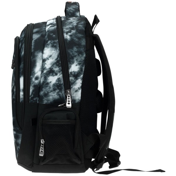 Backpack No Fear Back me Up Tie Dye Black and White