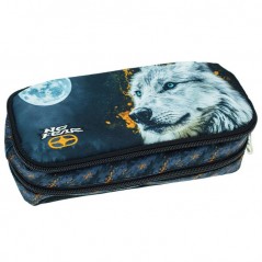 Pencil Barrel Case No Fear White Wolf