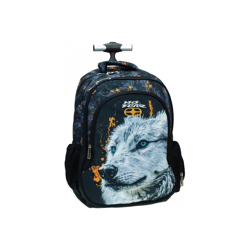 No Fear Back me Up White Wolf Trolley Bag