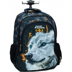 No Fear Back me Up White Wolf Trolley Bag