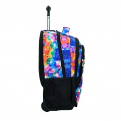 No Fear Back me Up Tie Dye Color Trolley Bag