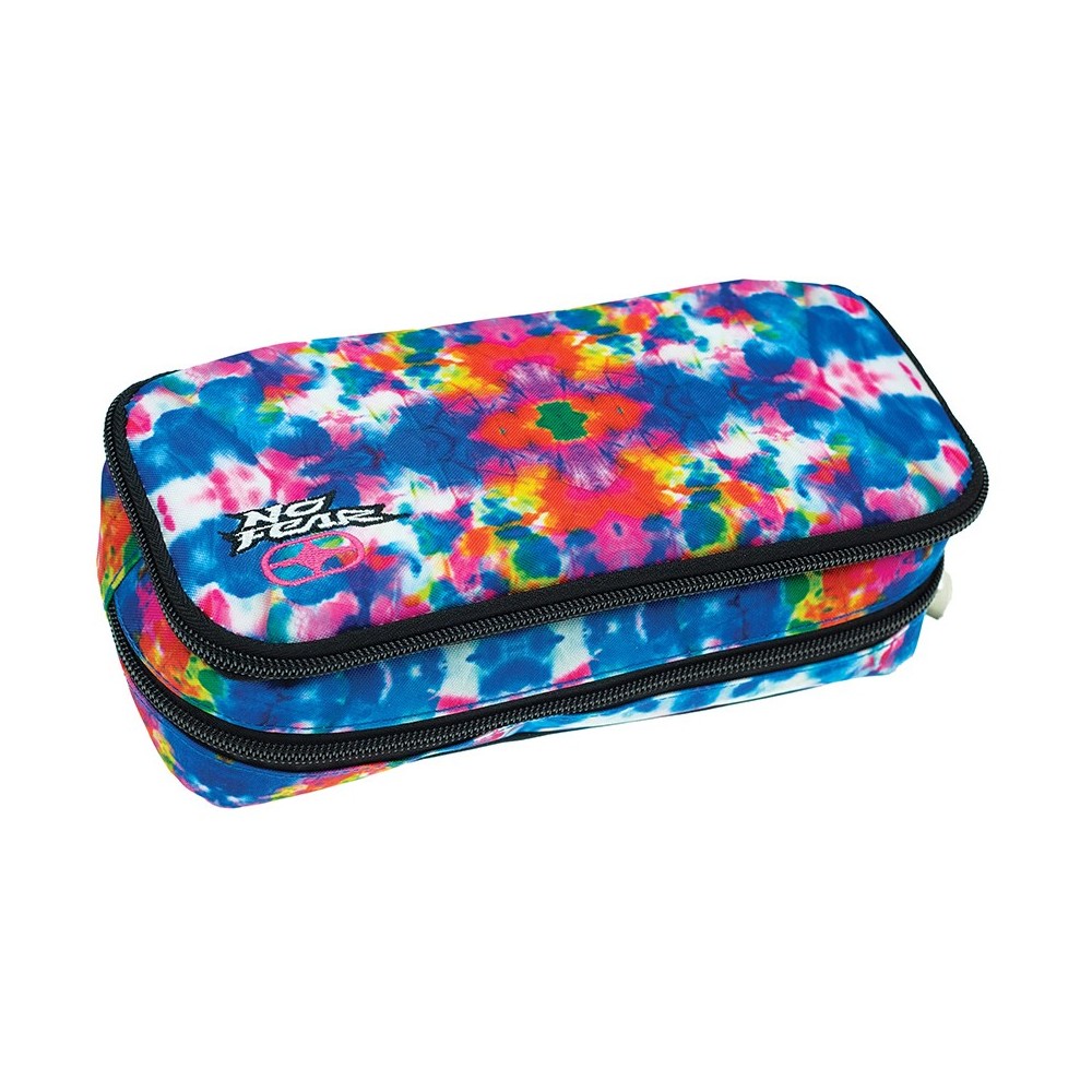 Pencil Barrel Case No Fear Back Me Up Tie Dye Color