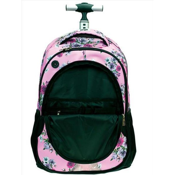 Back me Up Pink Deer Trolley Bag