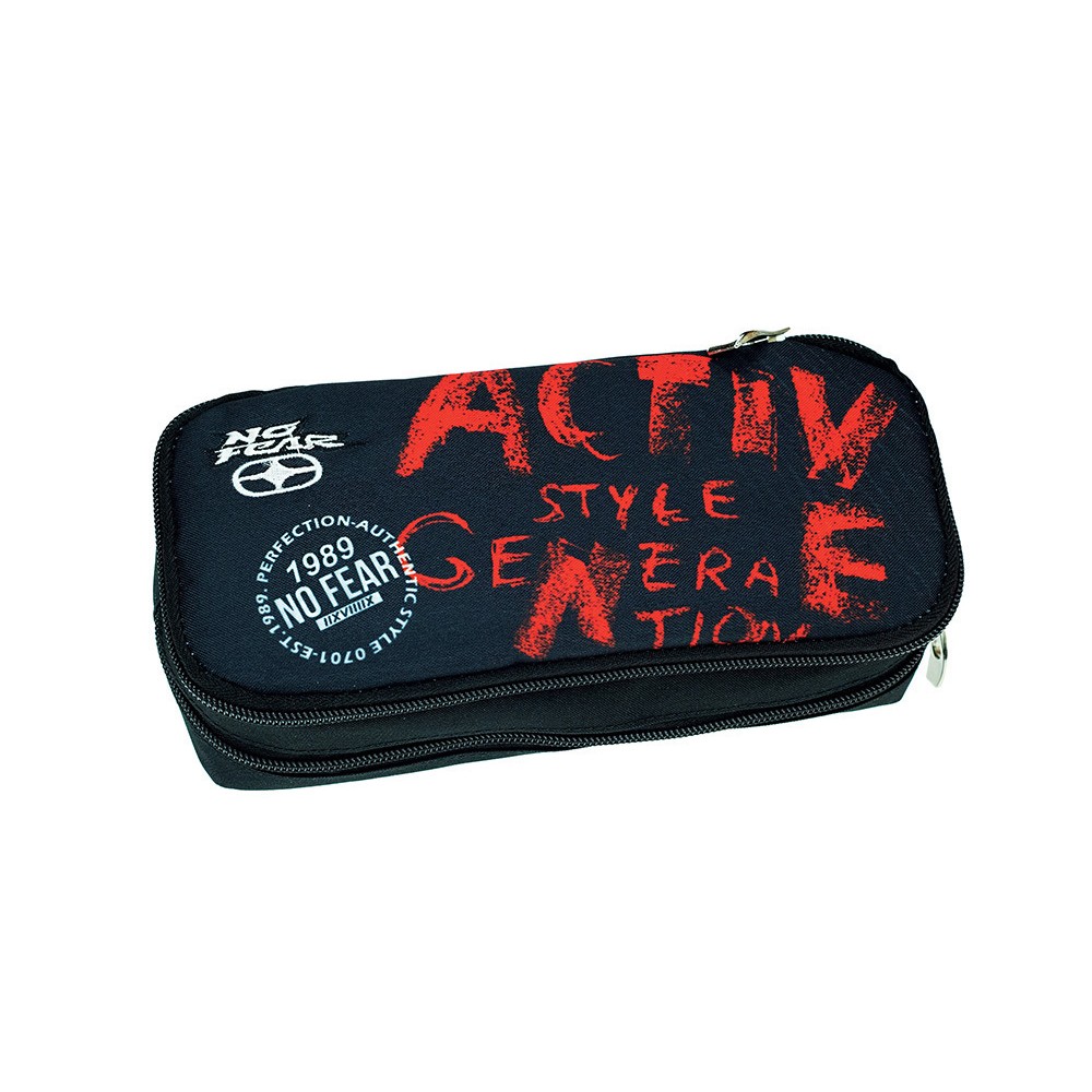 Pencil Barrel Case No Fear Back Me Up Active