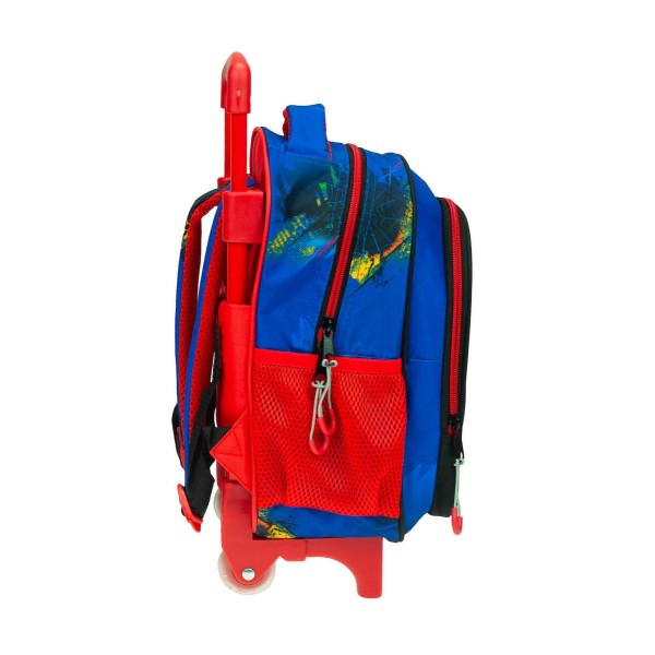 Kindergarten Trolley Bag Spiderman Blue Net GIM