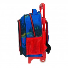 Kindergarten Trolley Bag Spiderman Blue Net GIM