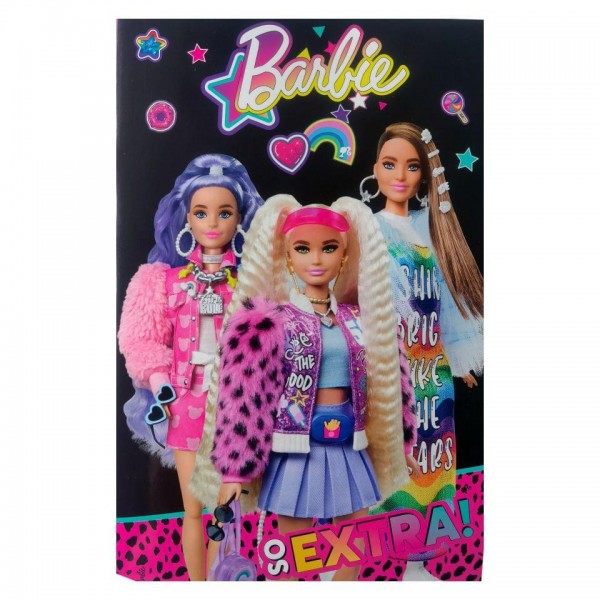 Τετράδιο Καρφίτσα Barbie 17X25 cm 40 Φύλλων