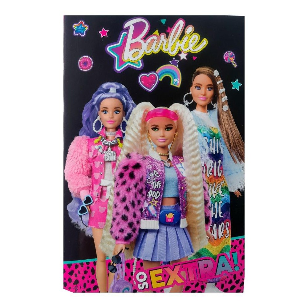 Τετράδιο Καρφίτσα Barbie 17X25 cm 40 Φύλλων