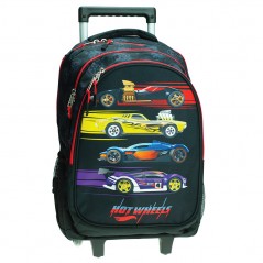 Trolley Primary School Bag Gim Hot Wheels + car gift