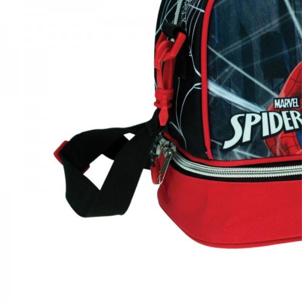 Spiderman Black City GIM Isothermal Shoulder Lunch Bag