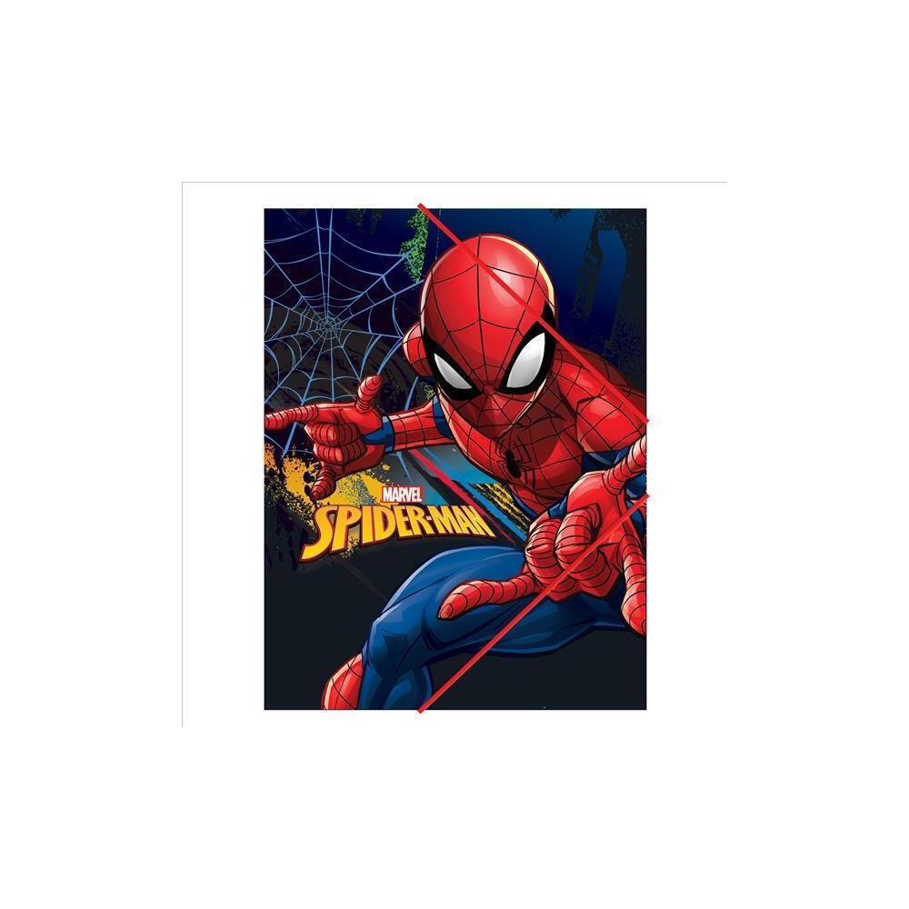 Rubber folder A4 Spiderman Blue Net Gim