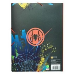 Rubber folder A4 Spiderman Blue Net Gim