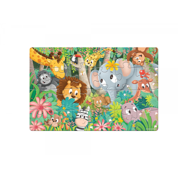 Floor Puzzle 24 pcs. Jungle Animals