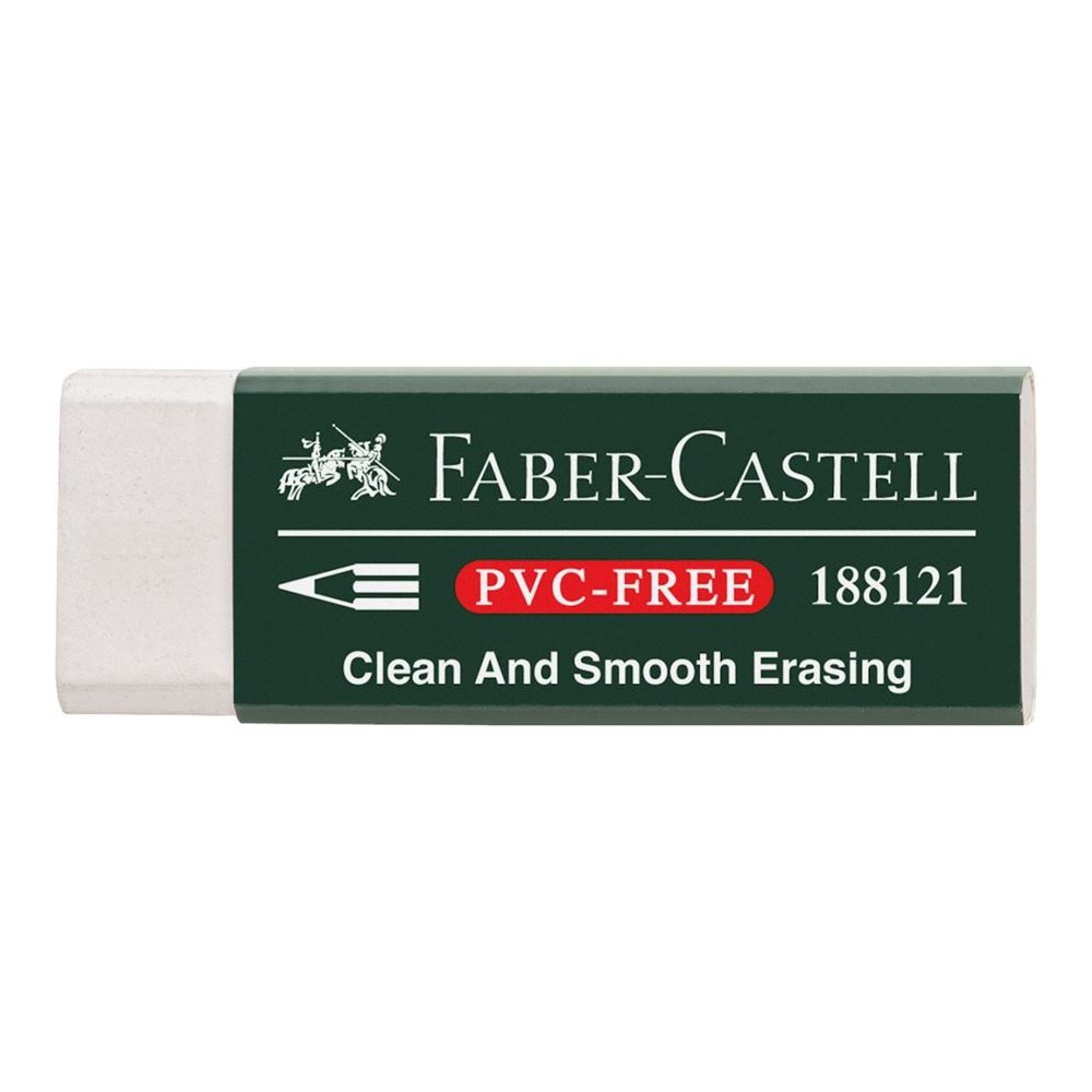 Faber-Castell white vinyl eraser 7081N