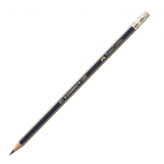 Faber-Castell Goldfaber B pencil with eraser