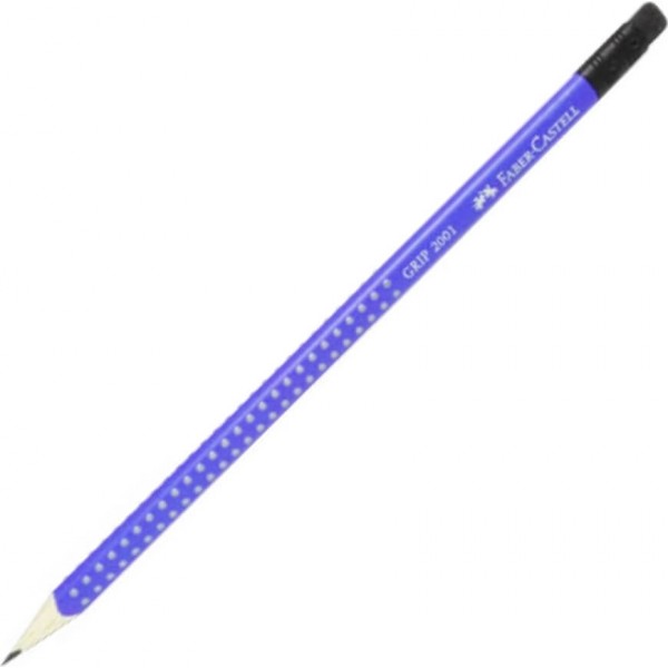 Μολύβι Grip με γόμα Μπλε Faber-Castell