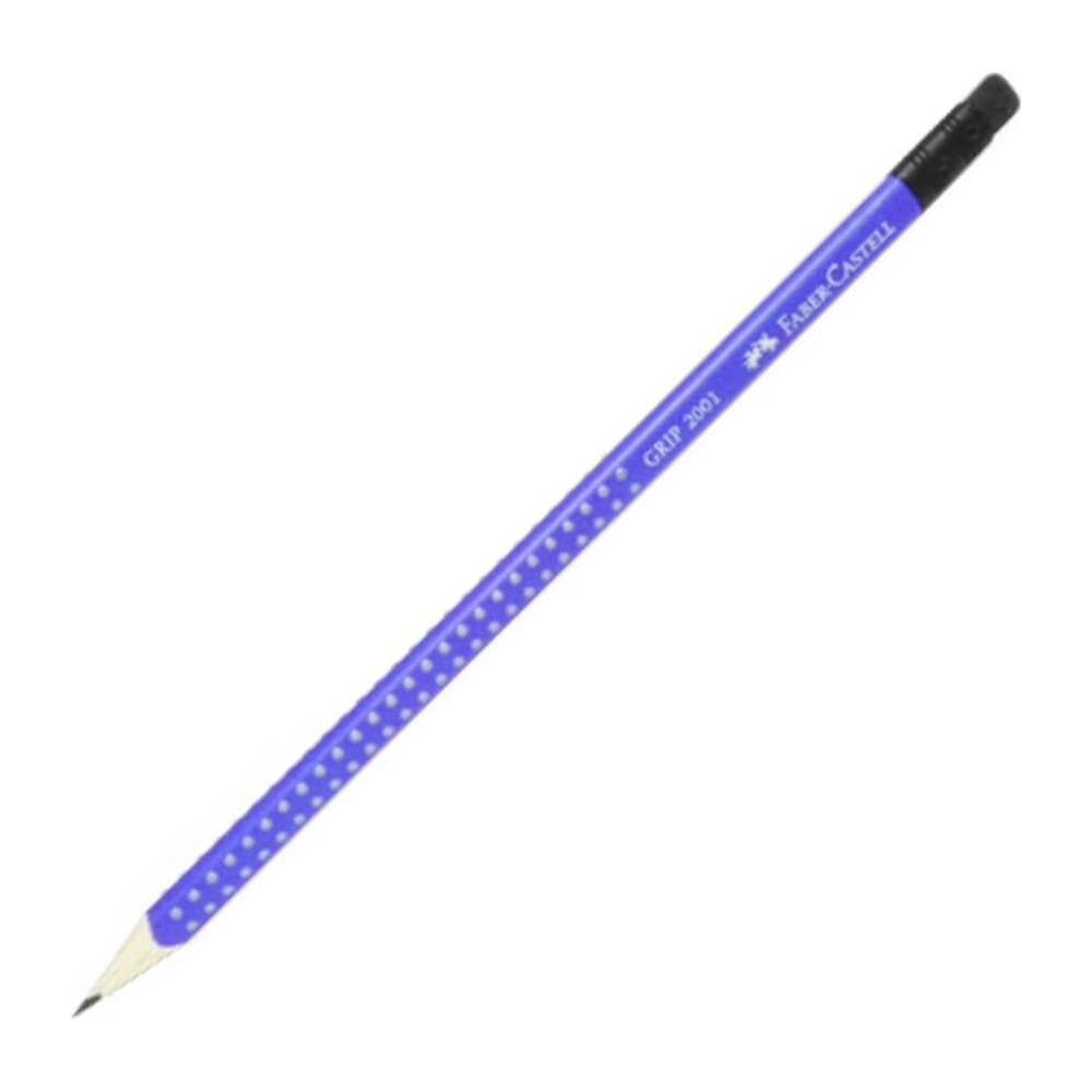 Faber-Castell Grip blue pencil with eraser