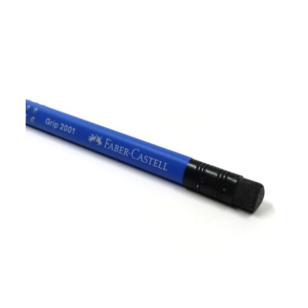 Faber-Castell Grip blue pencil with eraser