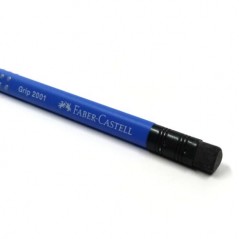 Faber-Castell Grip blue pencil with eraser