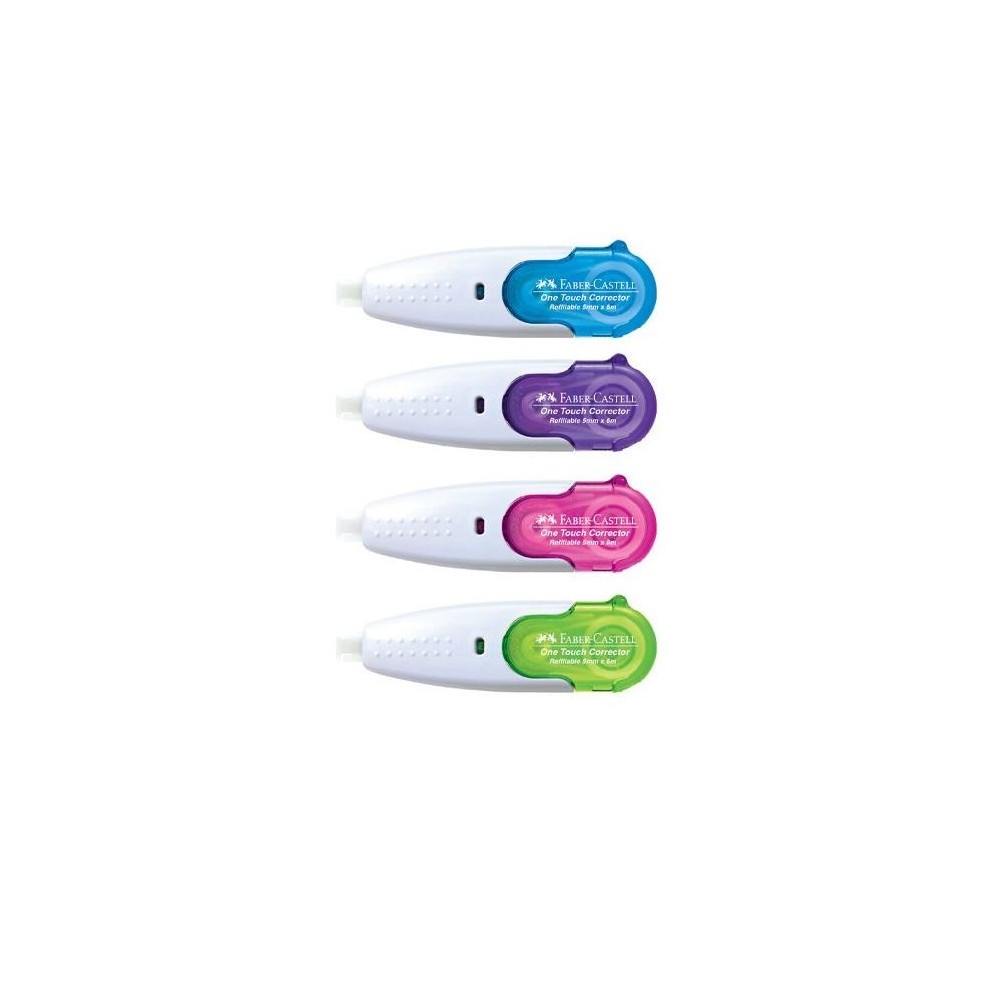 Correction Tape 5mmx6m One Touch Corrector Faber-Castell set with spare part