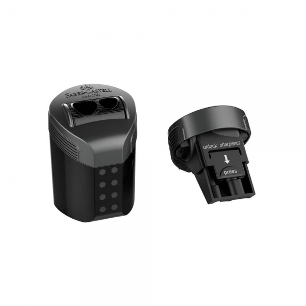 Faber-Castell Double Roll-On Sharpener Black