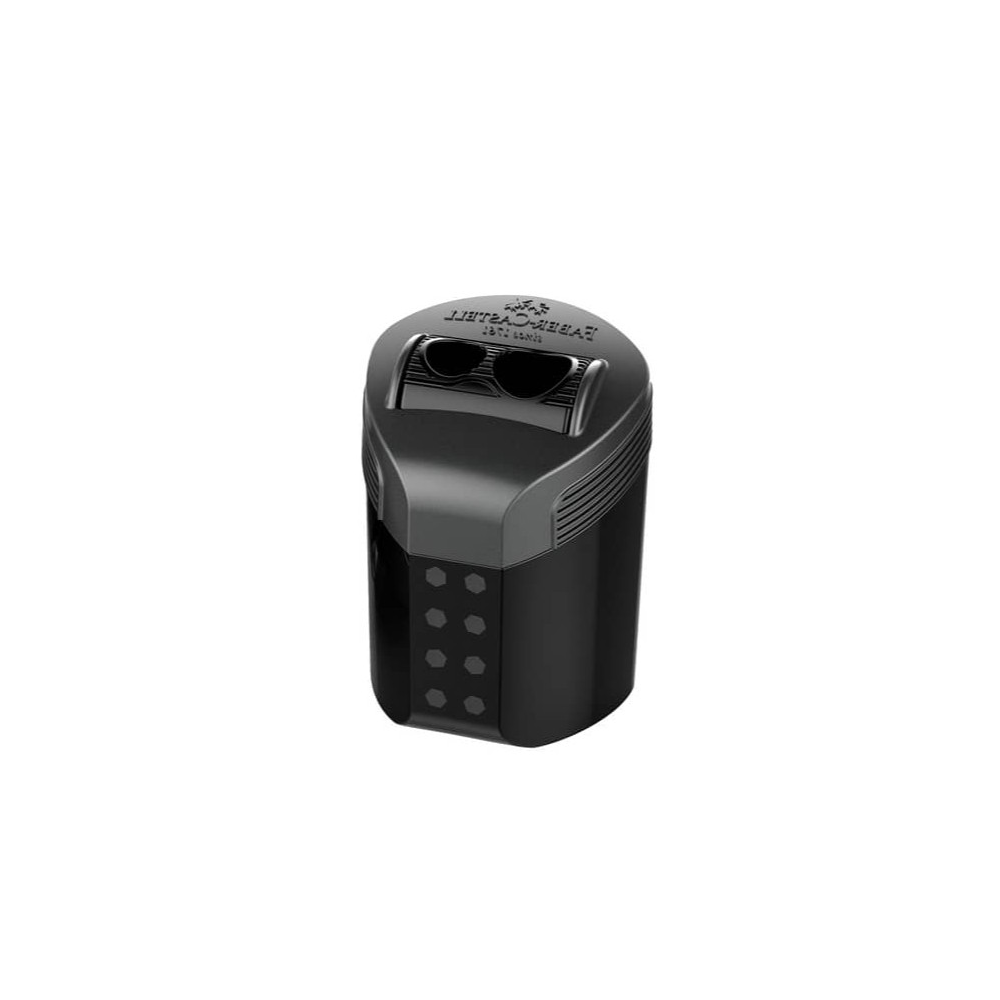 Faber-Castell Double Roll-On Sharpener Black