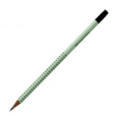 Faber-Castell Grip olive color pencil with eraser