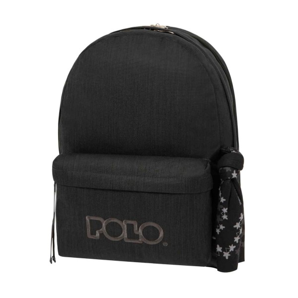 Original POLO Scarf Double Backpack Black