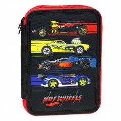 Double Full Pencil Case Hot Wheels Gim