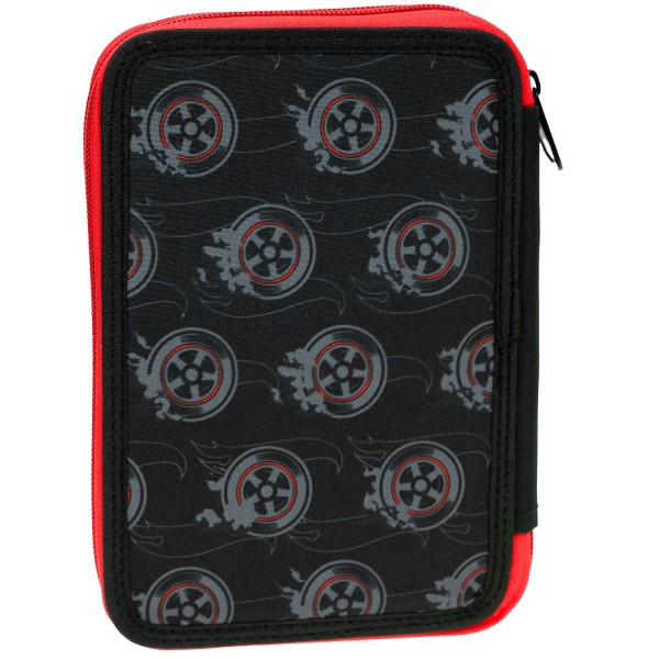 Double Full Pencil Case Hot Wheels Gim