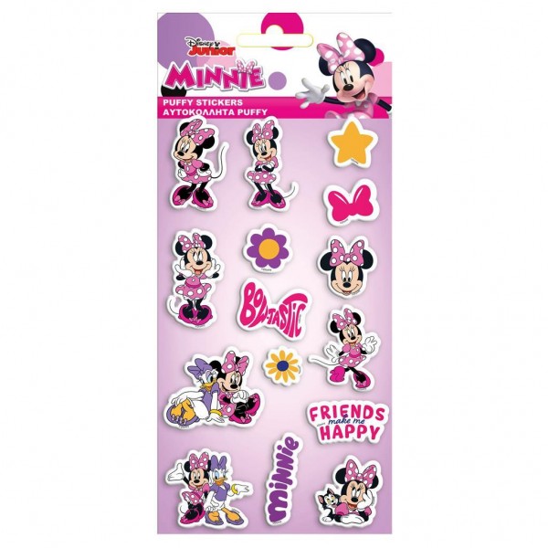 Puffy Minnie Stickers