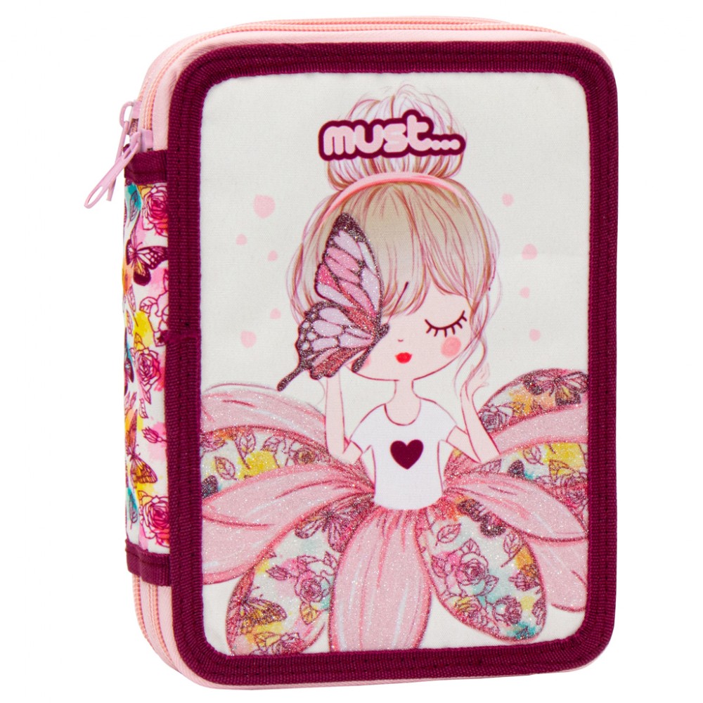 Case Double Full Butterfly Girl Must