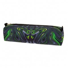 Oval Pencil Case POLO 937006 Wallet Art Green