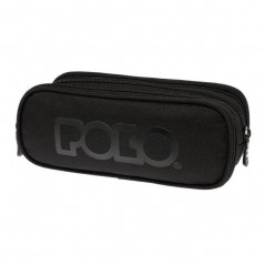 Oval pencil case POLO 937005 Triple Black