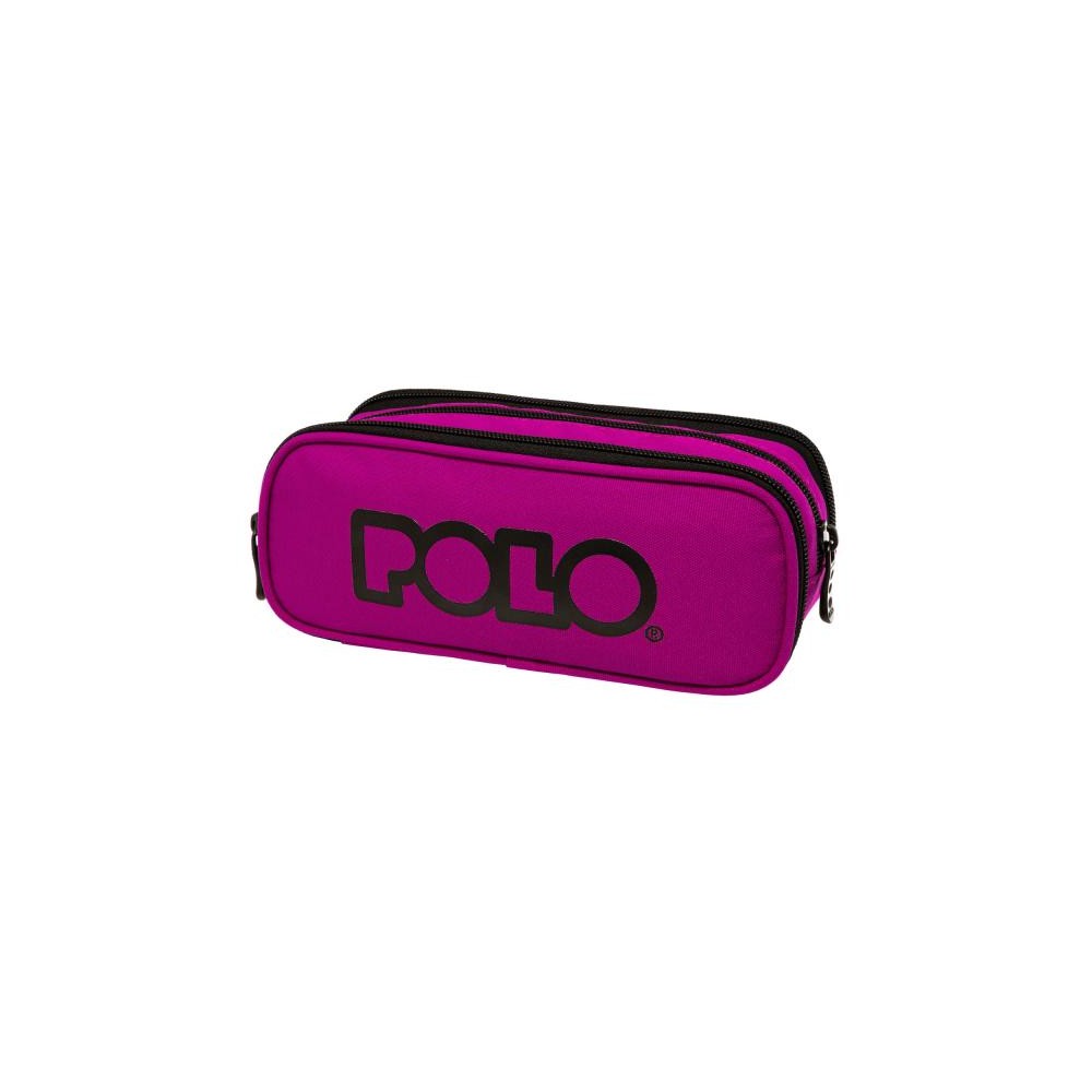 Oval pencil case POLO 937005 Triple Purple