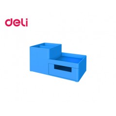 Desk set plastic Deli Rio 3 seats Blue