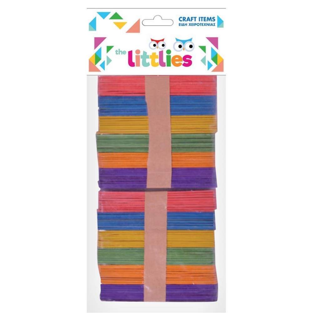 Colored craft sticks 100 pcs. 114mm. The Littlies