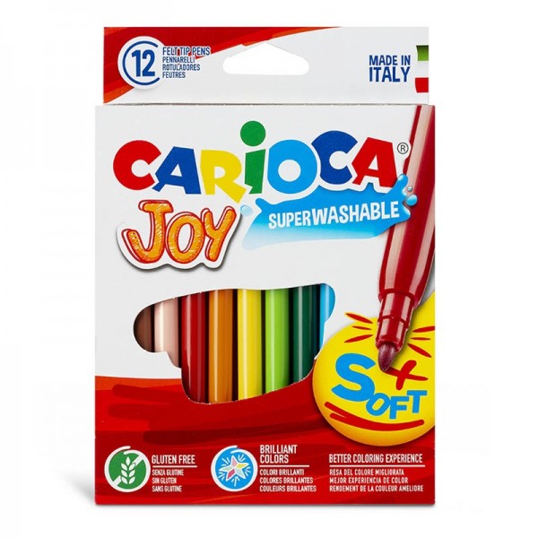 Μαρκαδόροι Carioca Joy 12 τεμ.
