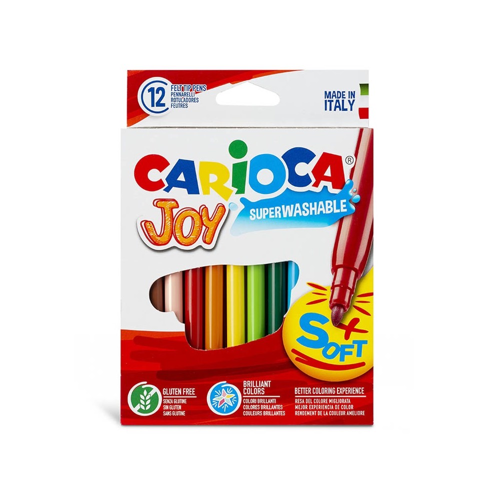 Μαρκαδόροι Carioca Joy 12 τεμ.