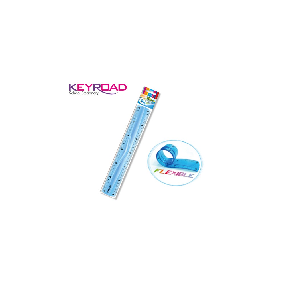 Ruler Flexible 30cm Keyroad