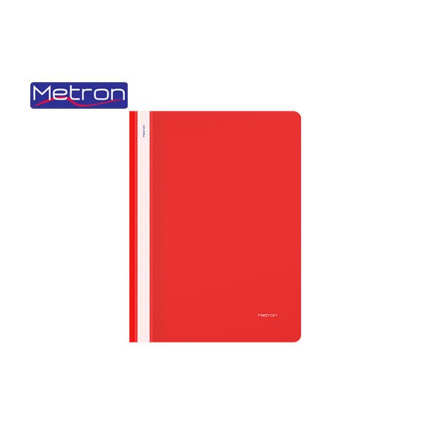 Metron plastic sheet laminated file