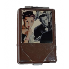 "Cinema" Metallic Cigarette Case