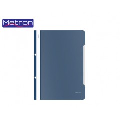 Perforated sheet laminated file Metron Blue