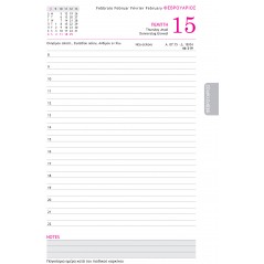 Daily Calendar 10Χ14 Palmare Fantasy 2024 Rubber Band/Pen