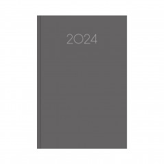 Calendar Daily Simple 14x21 Grey 2024