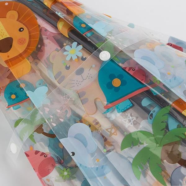 Children's transparent umbrella with animals Ø75cm.